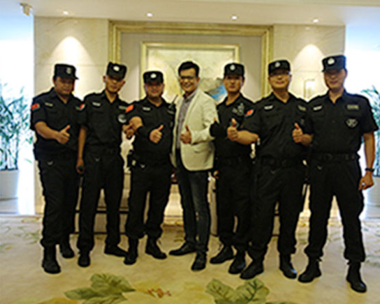 2016.7.31为国际巨星“黄日华”保驾护航